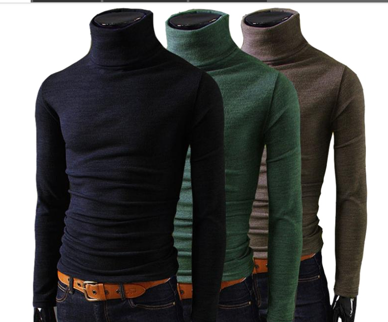 Turtleneck Sweater PNG Background Gambar