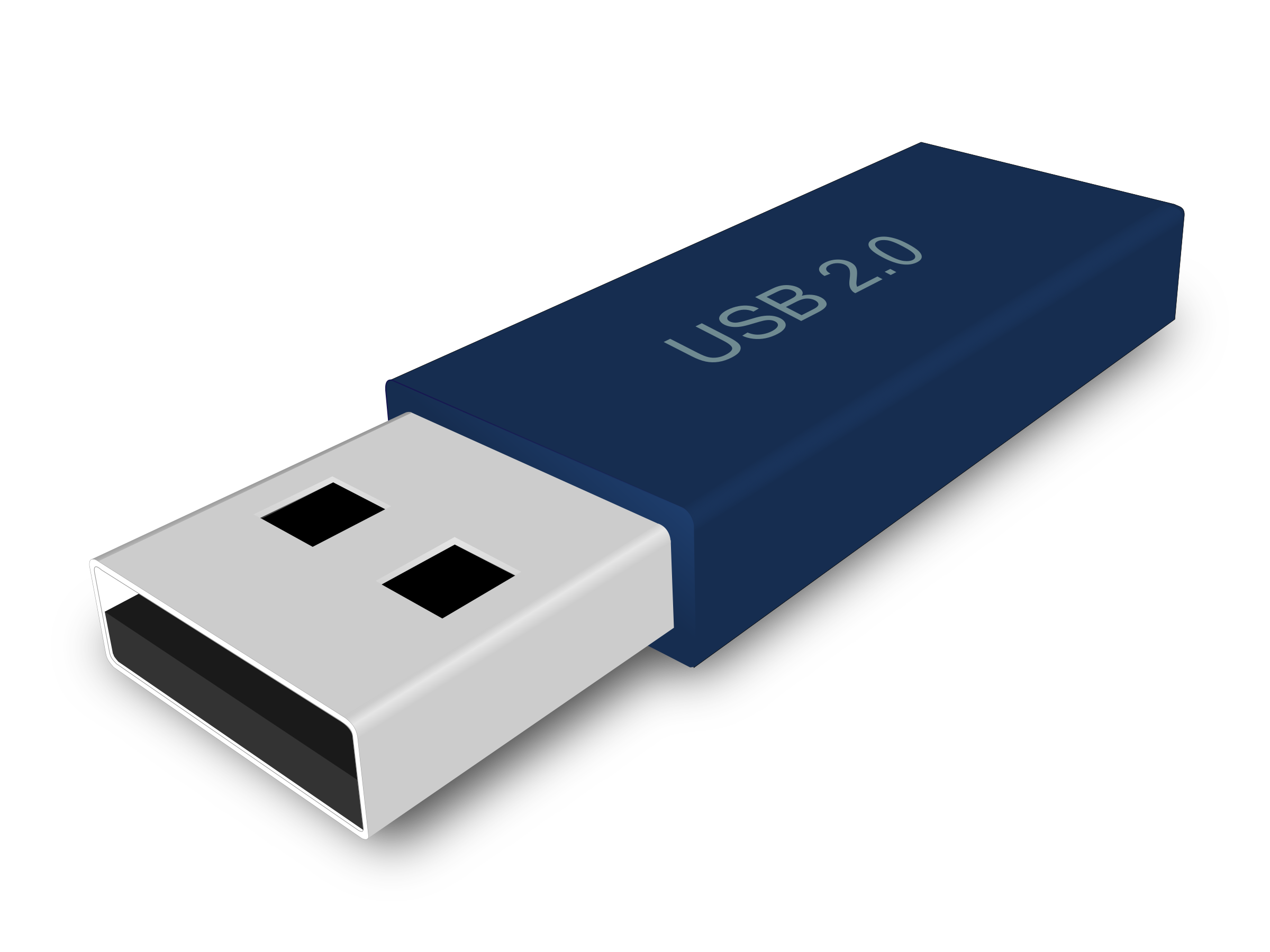 Unidade Flash USB Transparente