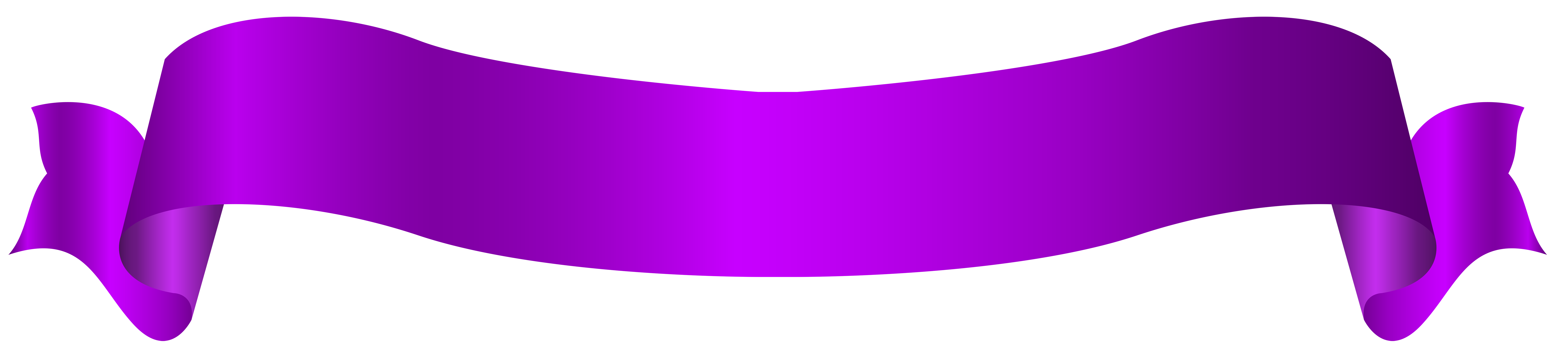 Gambar PNG Banner Violet