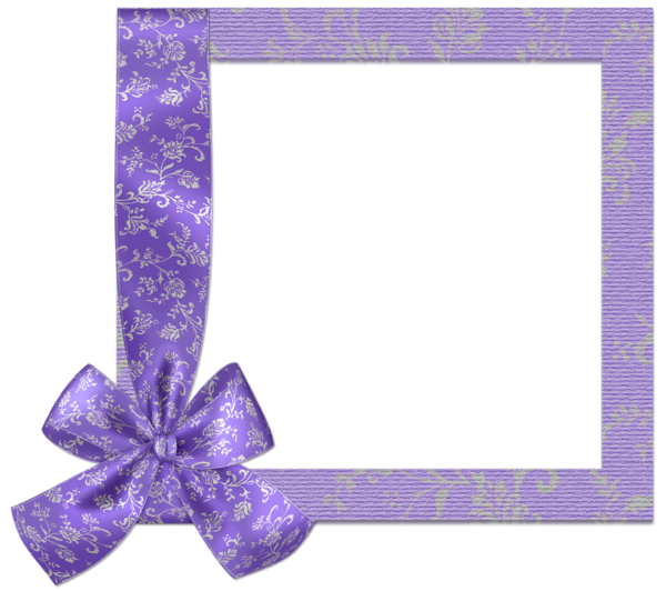 Violet Frame PNG Image Background