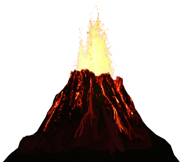 Vulkan PNG Kostenloser Download