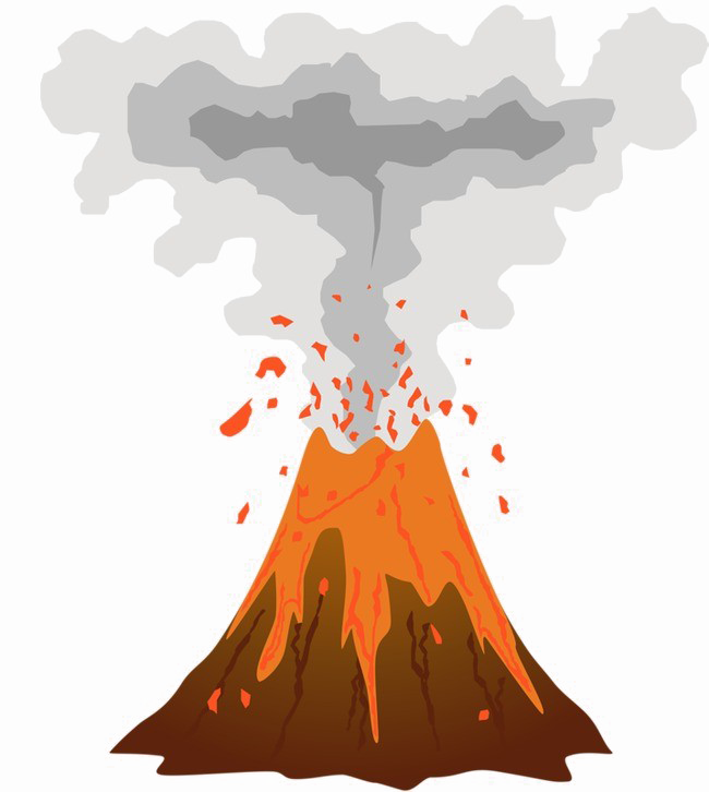 Vulkan-PNG-Bildhintergrund
