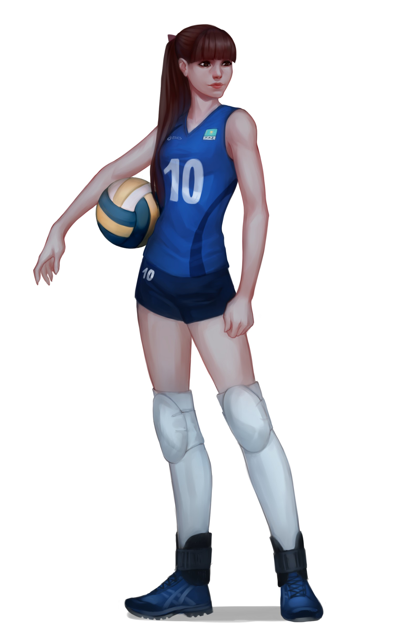 Jugador de voleibol PNG descargar imagen