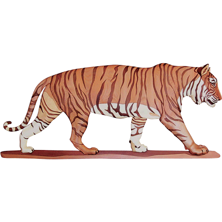 Andando tigre PNG imagem de alta qualidade