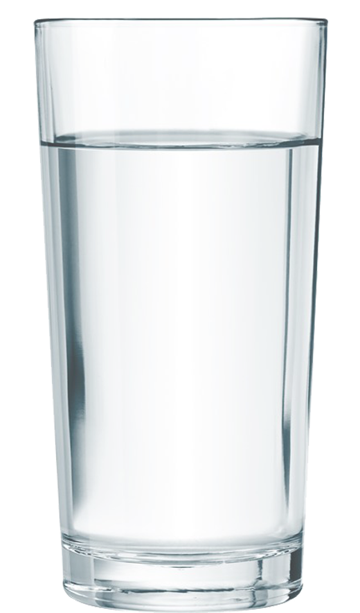 Wasserglas PNG Transparentes Bild