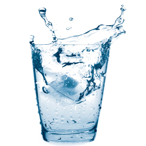Wasserglas Splash PNG Transparentes Bild