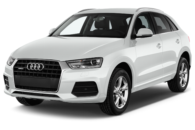 Audi bianca Download Immagine PNG Trasparente