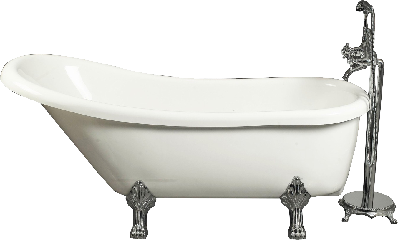 Witte badkuip PNG hoogwaardige Afbeelding