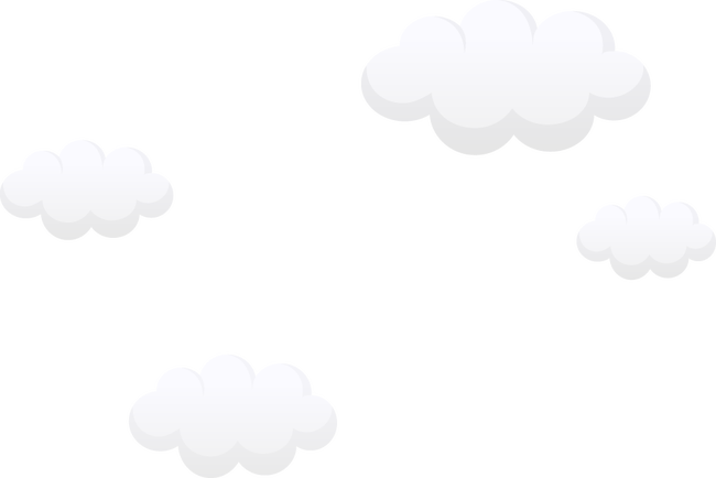 White Clouds PNG Background Image