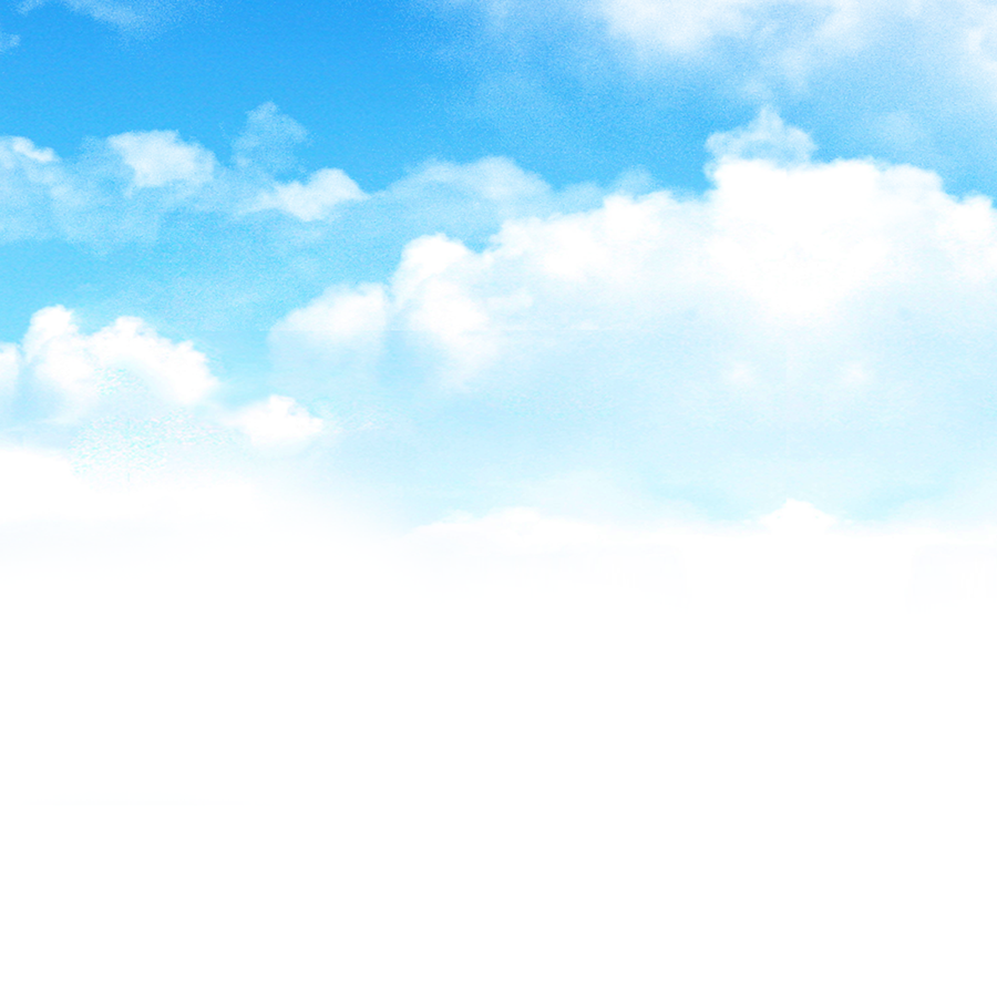 Image PNG de nuages ​​blancs avec fond Transparent