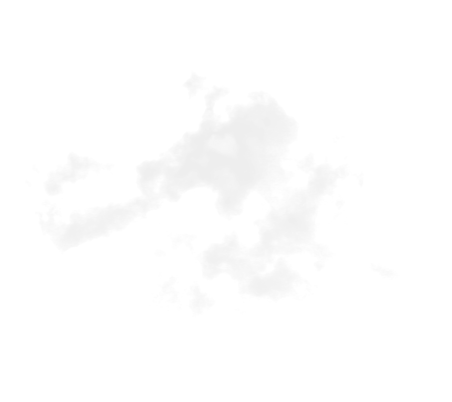 Nubes blancas PNG photo
