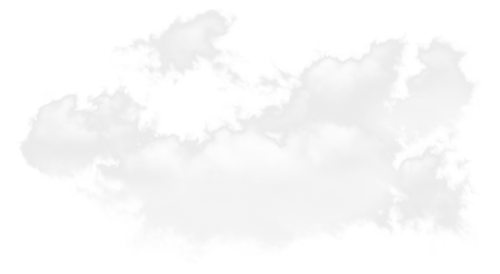 흰 구름 PNG 투명 이미지