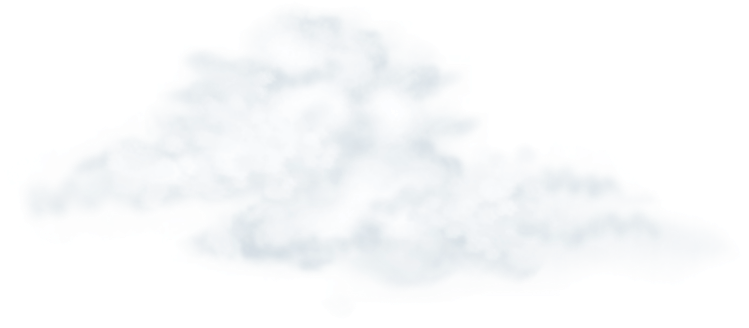 White Clouds Transparent Background PNG