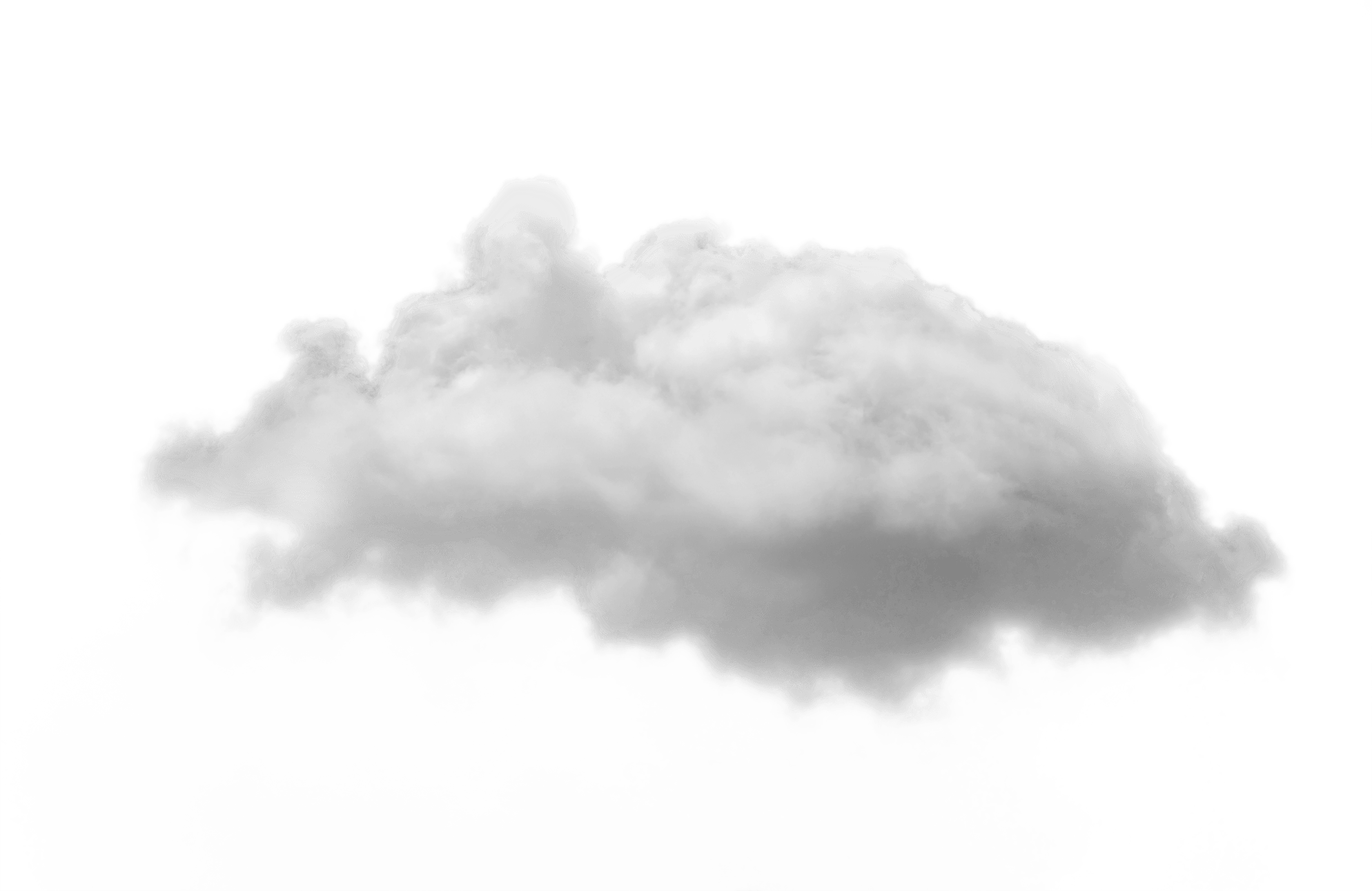Weißes Wolken Transparentes Bild