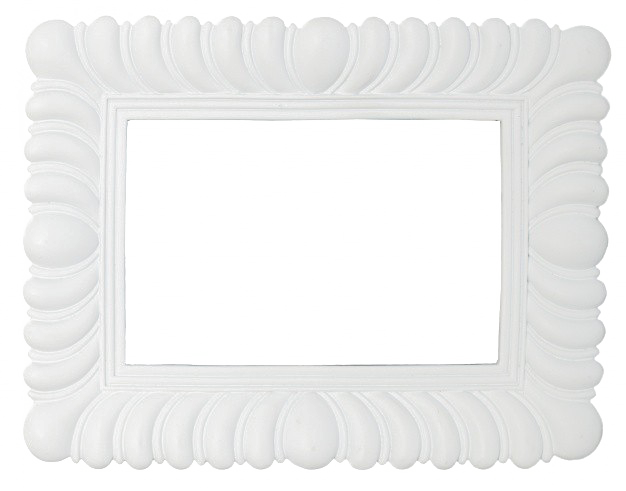 White Frame Download PNG Image