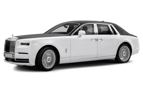 White Rolls Royce PNG Background Image