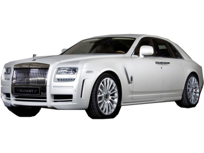 White Rolls Royce PNG High-Quality Image