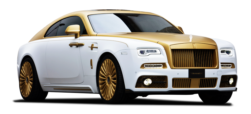 White Rolls Royce PNG Image
