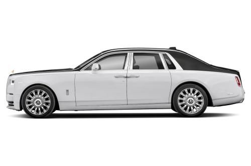 White Rolls Royce Transparent Background PNG