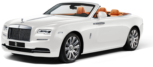 White Rolls Royce Transparent Image