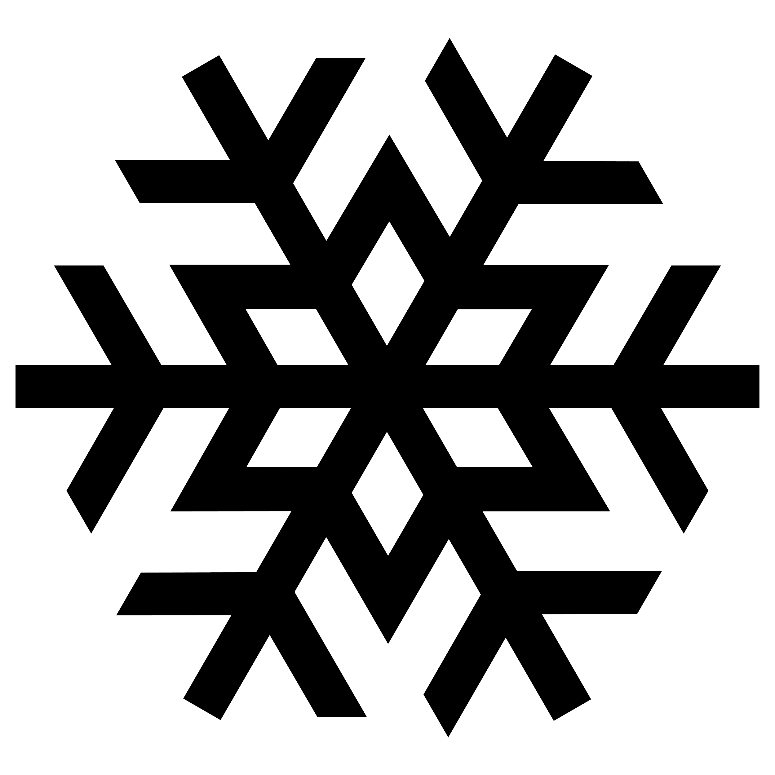 White Snowflakes PNG High-Quality Image