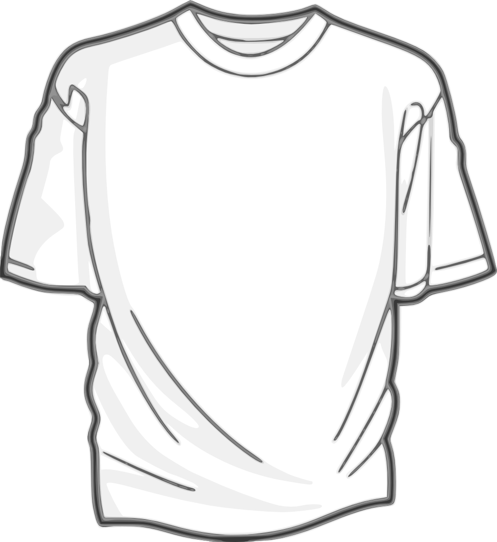 White T-Shirt PNG Transparent Image