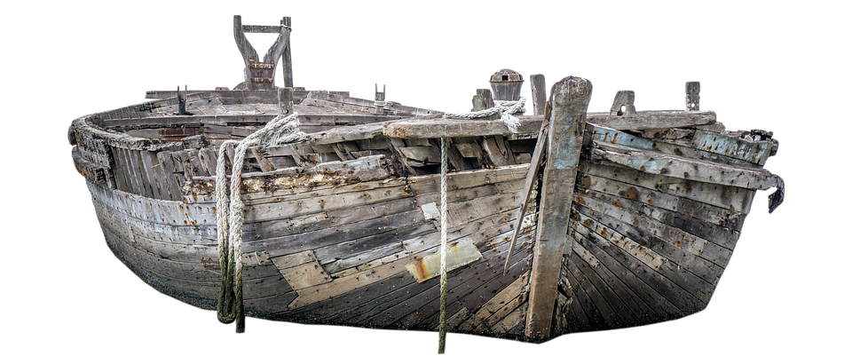 Immagine del PNG della barca di legno
