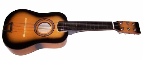 Houten gitaar Gratis PNG-Afbeelding