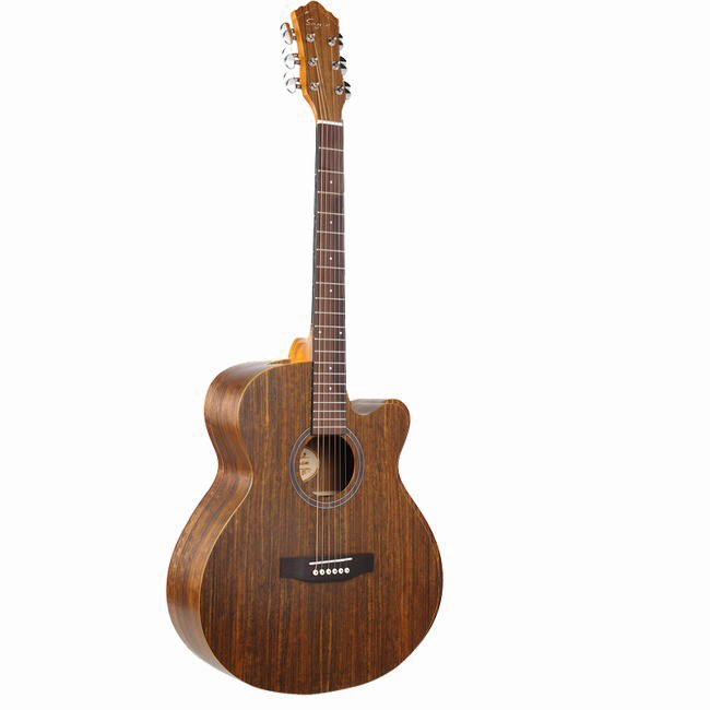 Wooden Guitar PNG Image Background