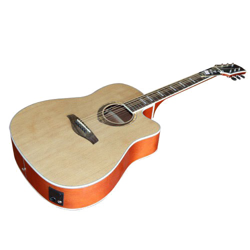 Wooden Guitar PNG Image Transparent