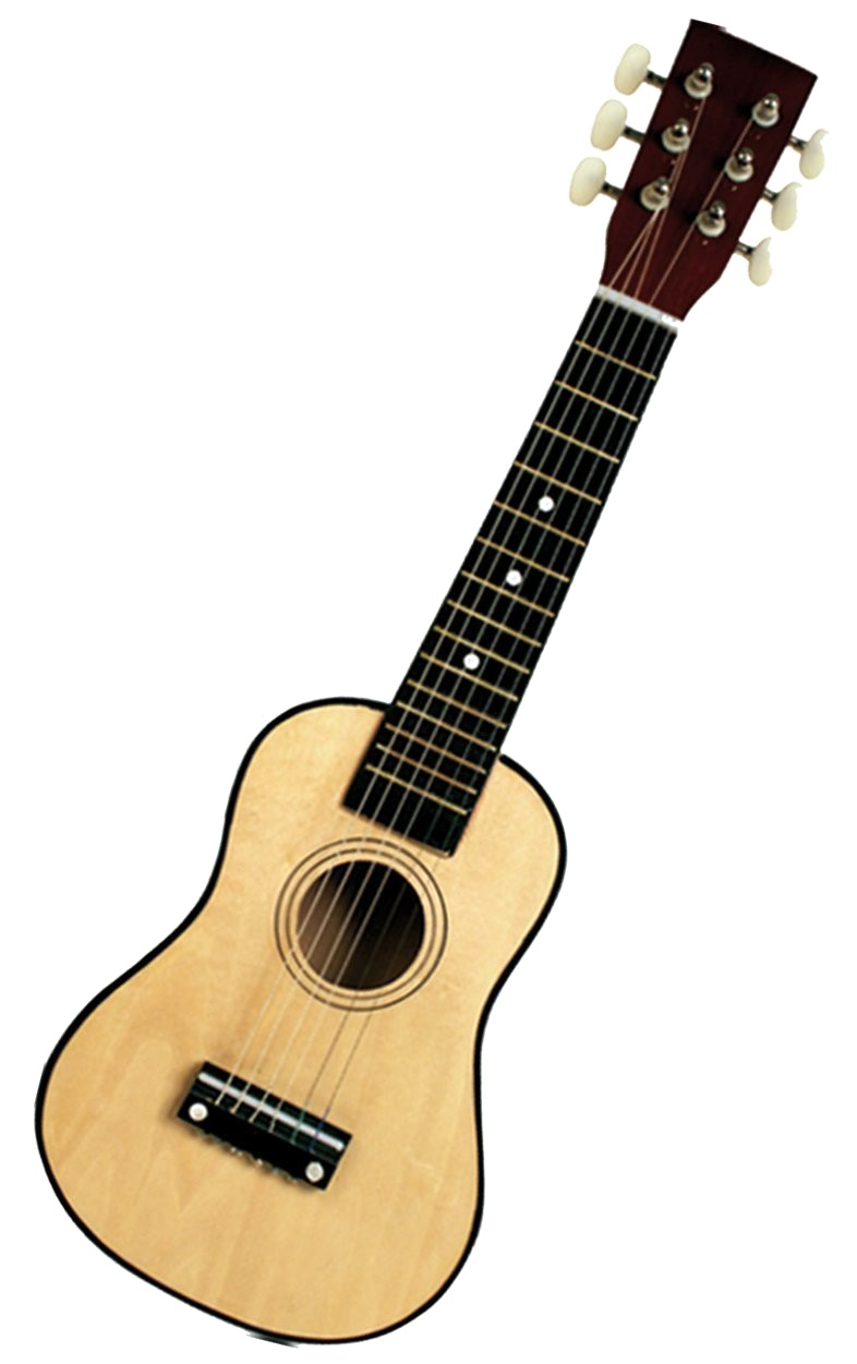 Wooden Guitar Transparent Image
