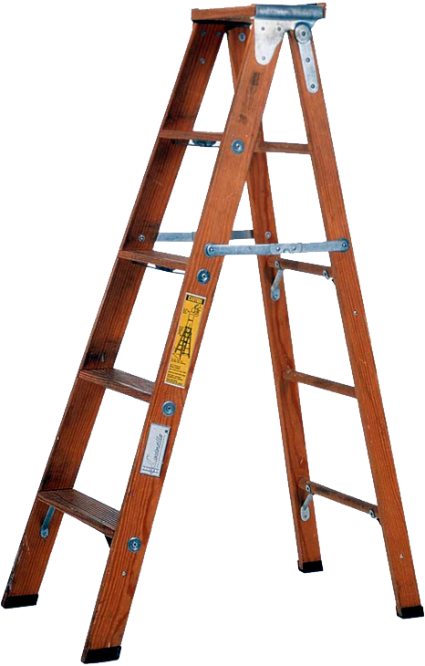 Wooden Ladder Free PNG Image