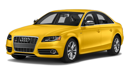 Gelber Audi-PNG-Bildhintergrund