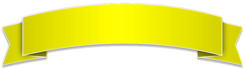 Bannière jaune GRATUIt PNG image
