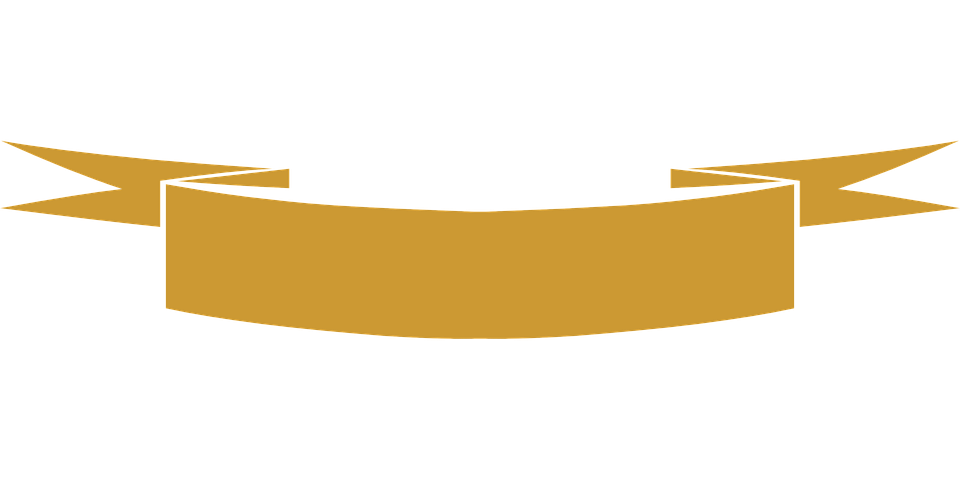 Yellow Banner PNG Image with Transparent Background
