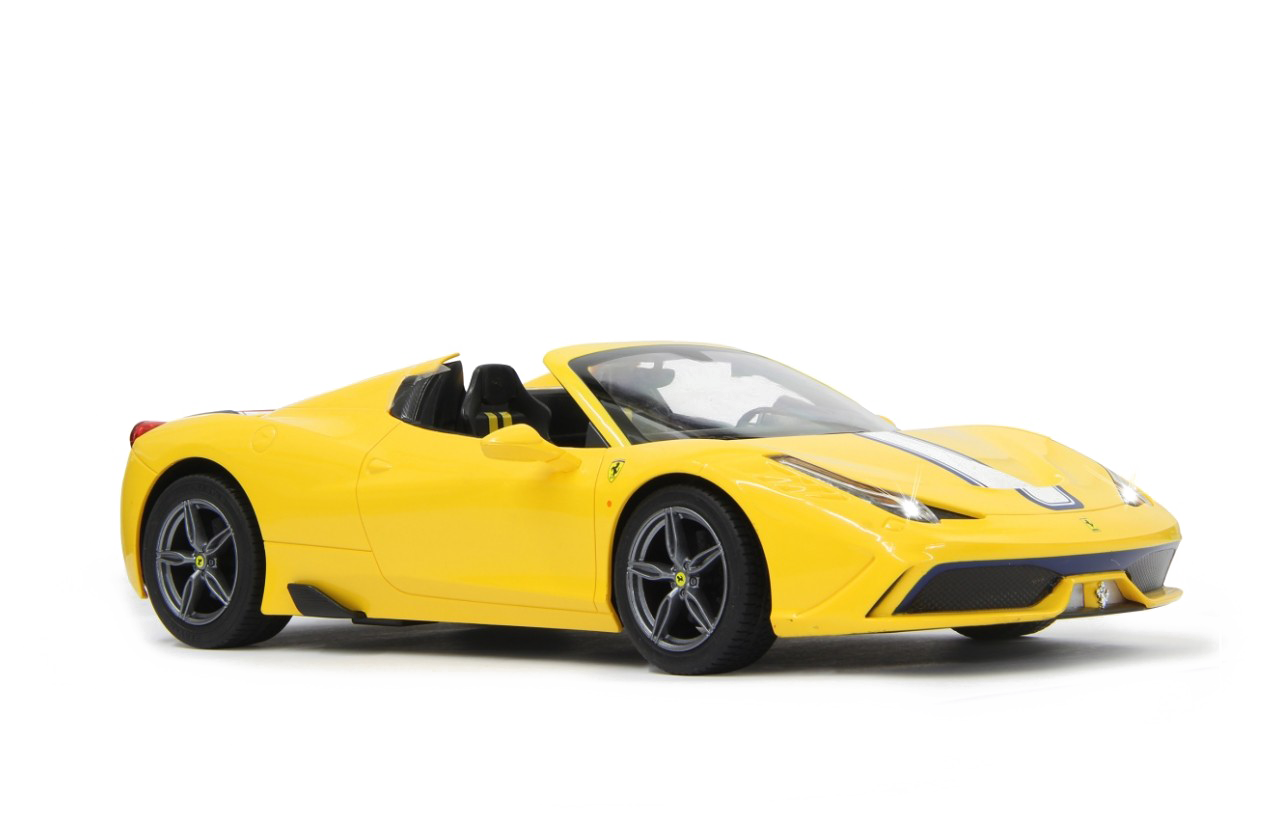 Yellow Ferrari PNG High-Quality Image