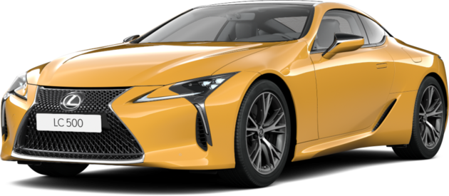 Yellow Lexus PNG High-Quality Image