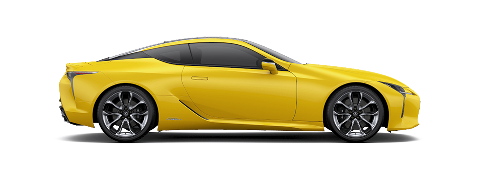 Imagen Transparente Lexus PNG amarilla