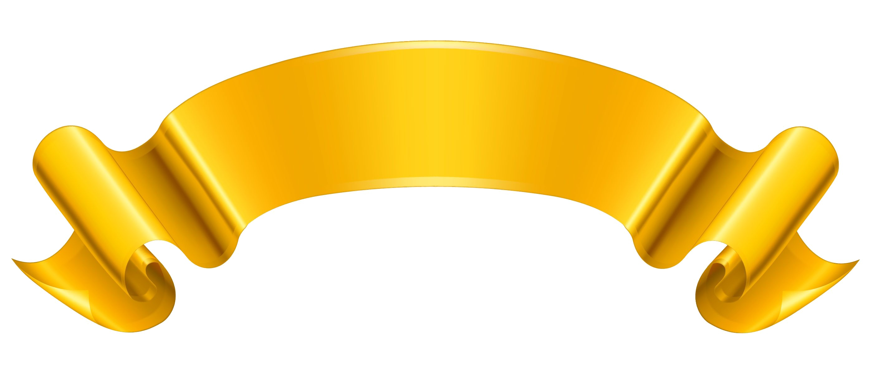 Желтая лента PNG Скачать изображение