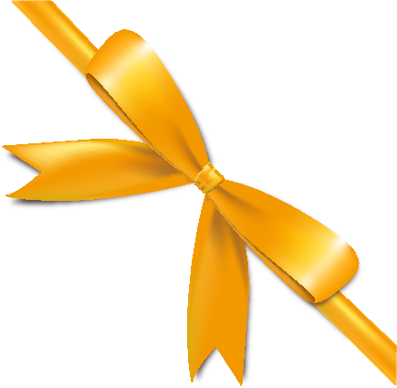 Gelbes Ribbon-PNG-Bild