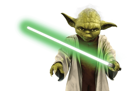 Yoda Star Wars PNG-Bildhintergrund
