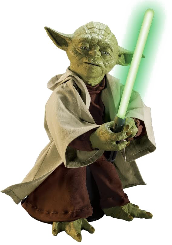 Yoda Star Wars PNG Transparentes Bild