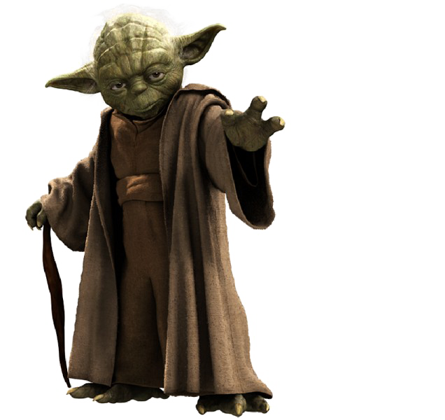 Yoda Star Wars transparenter Hintergrund PNG