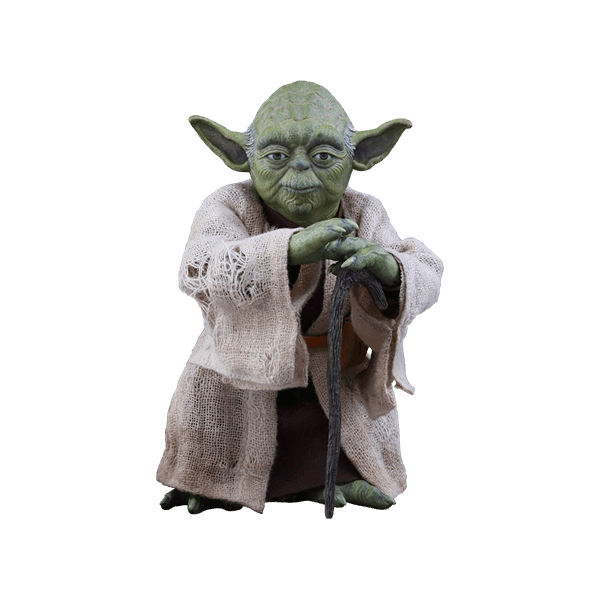 Yoda Star Wars transparentes Bild