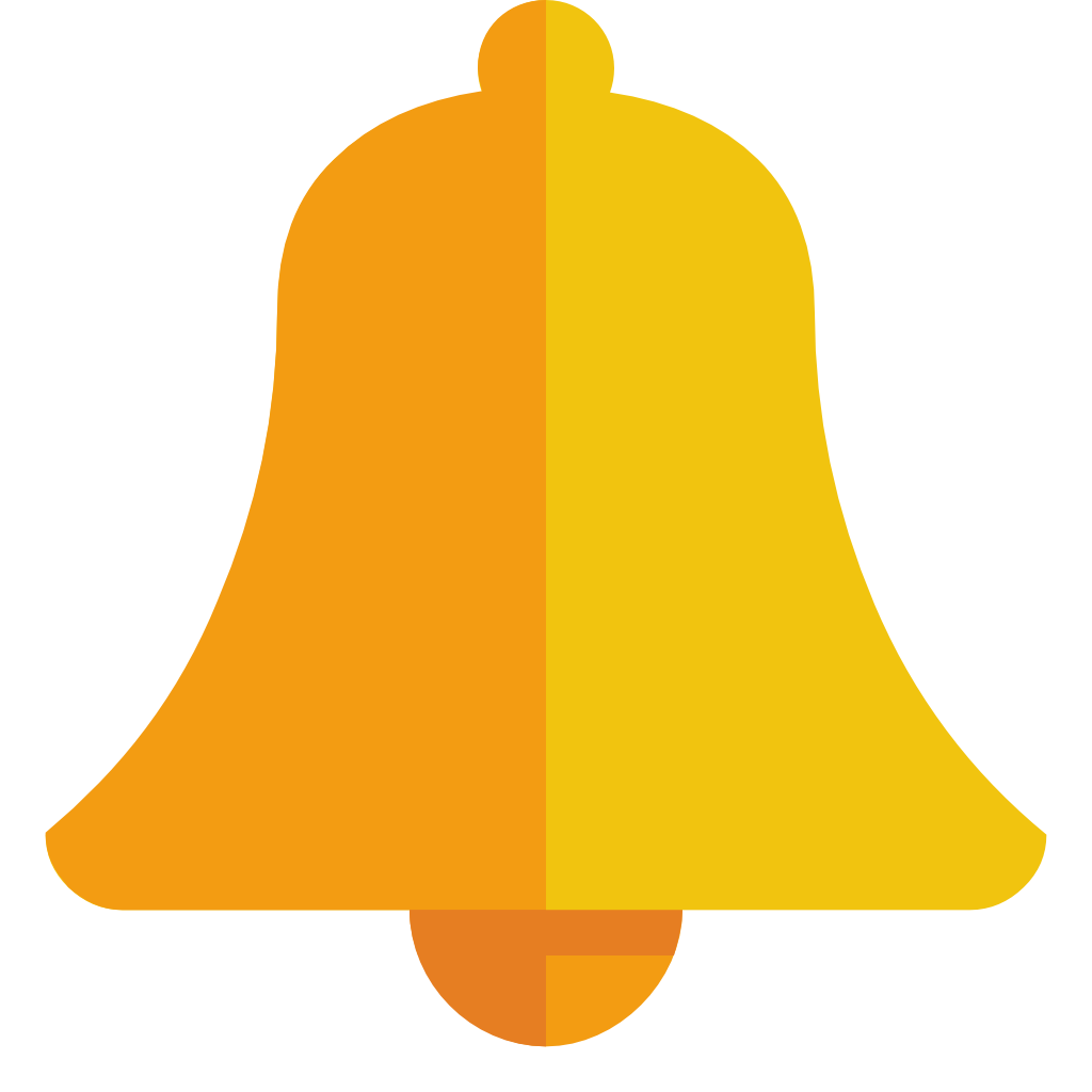 YouTube Bell-Symbol transparent Hintergrund PNG