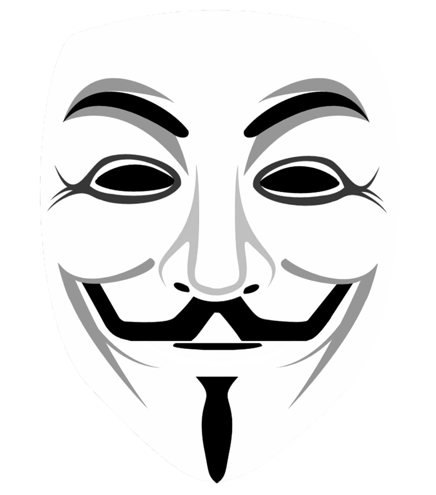 Masker anonim Gambar PNG Gratis