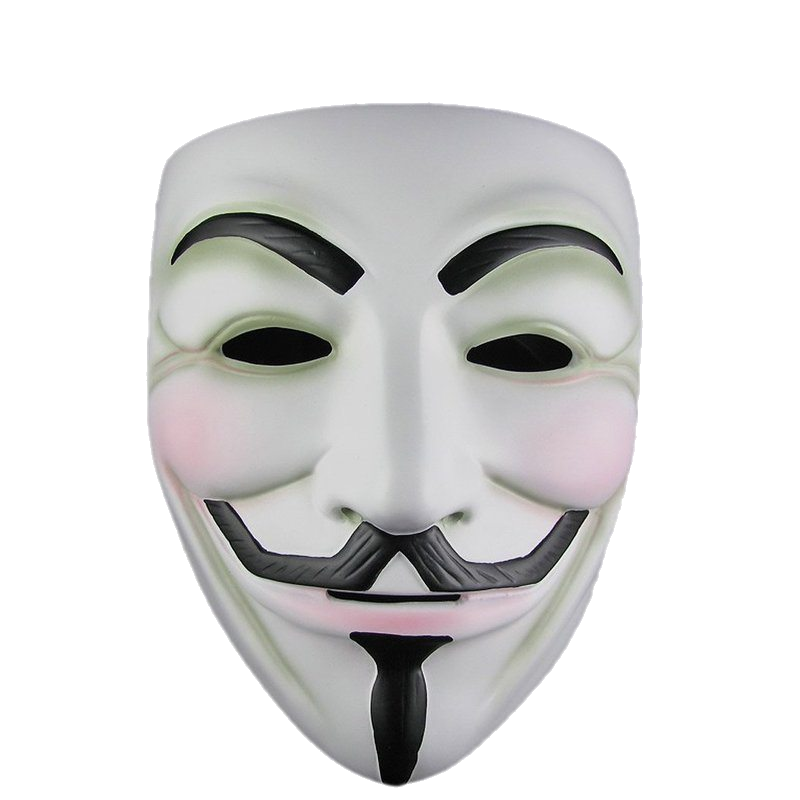 Masker anonim latar belakang Gambar PNG