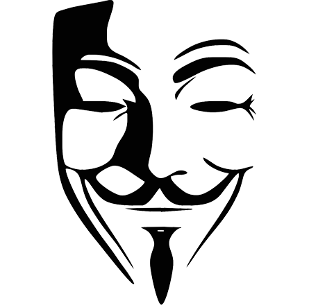 Máscara anónima PNG imagen Transparente