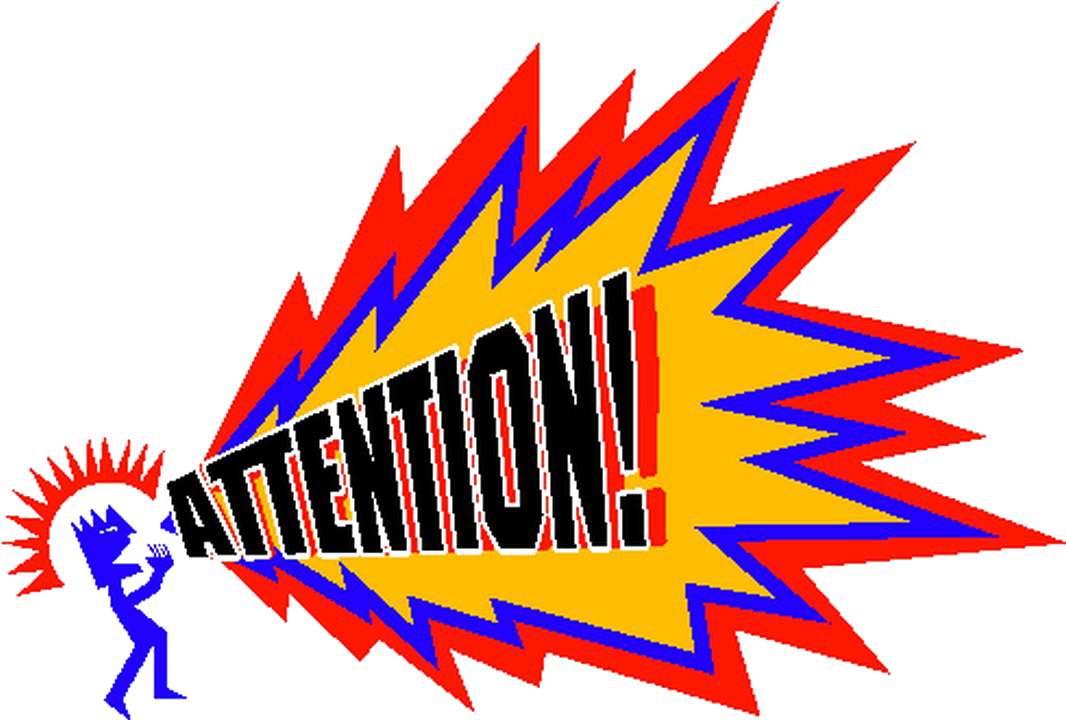 Attention PNG Download Image