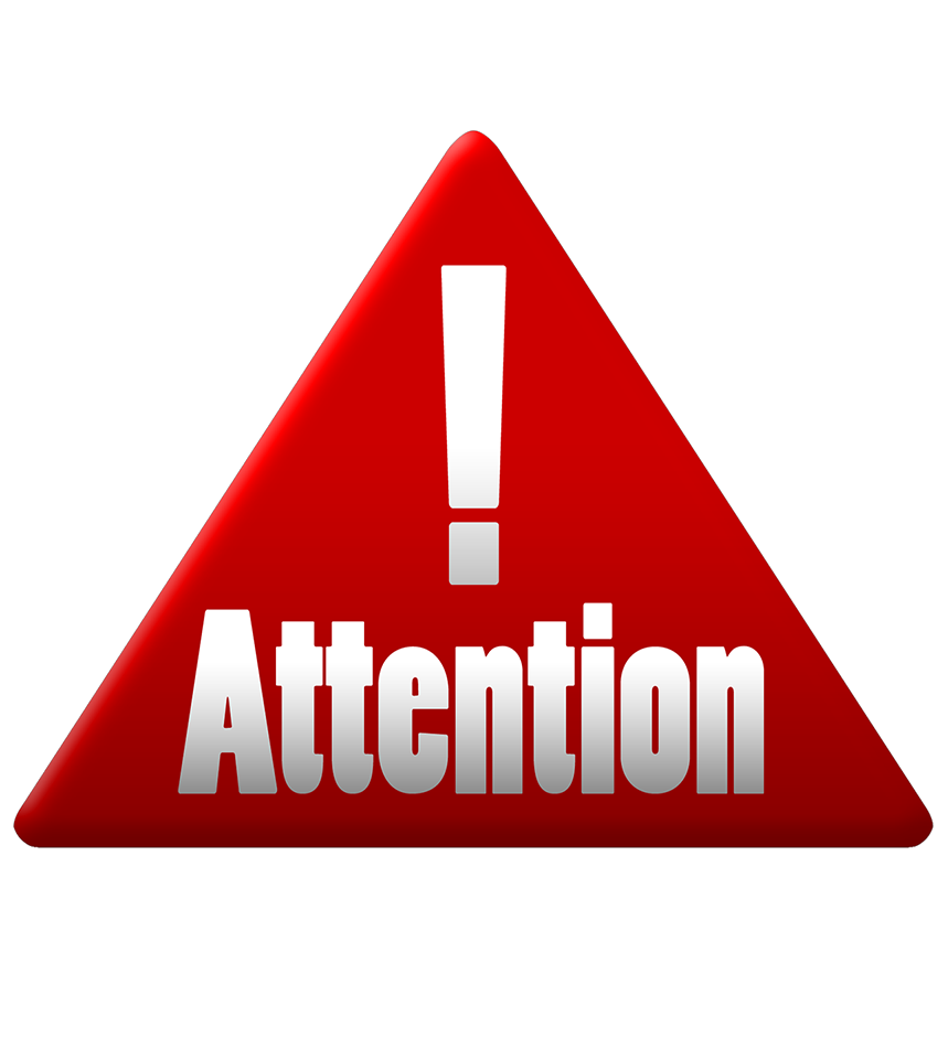 Attention PNG Free Download